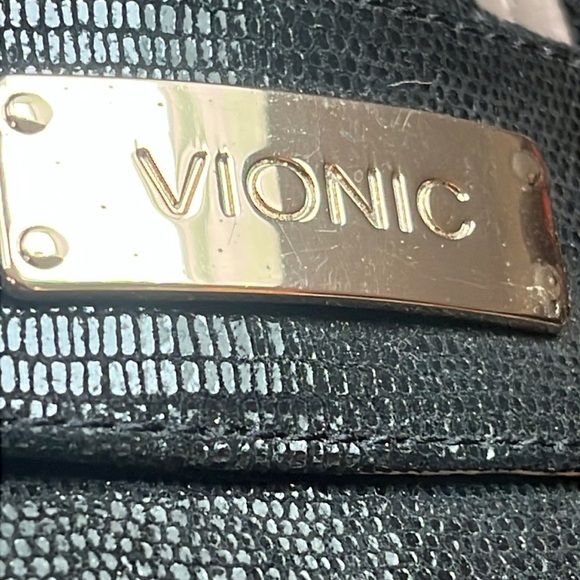 Vionic Ease Sydney Black Lizard Slip On Flat Loafer Women's Sz 8 - Picture 3 of 13